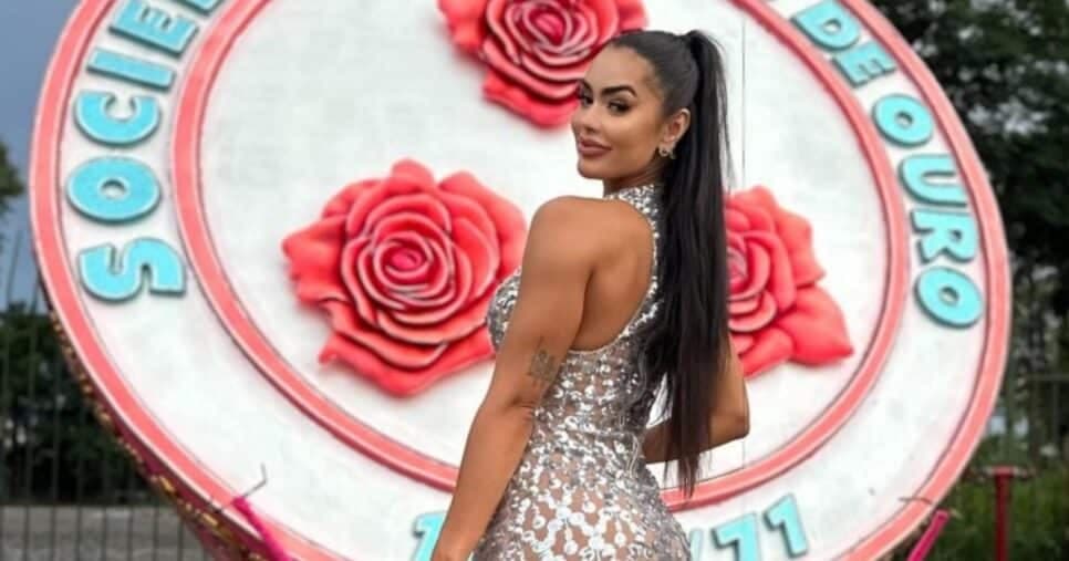 Influenciadora Alisha brilha em ensaio técnico da Rosas de Ouro!
