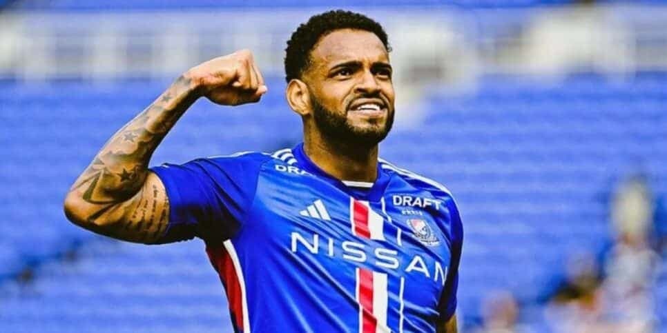 Anderson Lopes é um dos artilheiros no Japão (Reprodução: Yokohama Marinos)