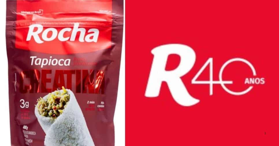 Tapioca com Creatina da marca Rocha (Foto Reprodução/Montagem/Internet)