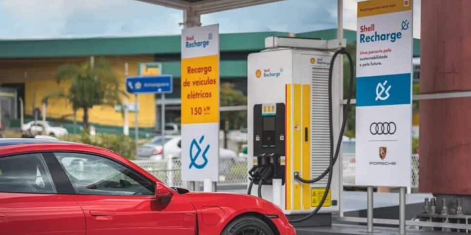 Carregamento elétrico da Shell (Foto: Divulgação) 