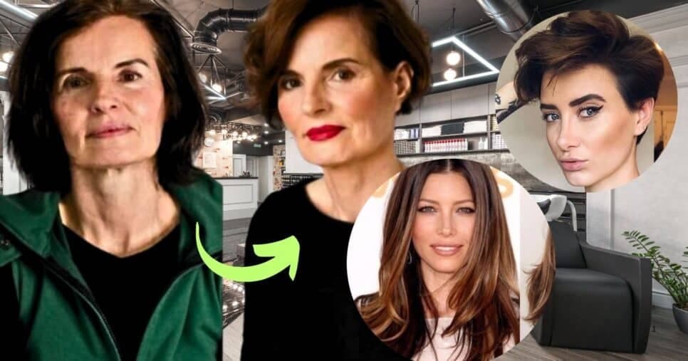 Melhor que plástica: 5 cortes de cabelo apagam as rugas das 50 + em minutos