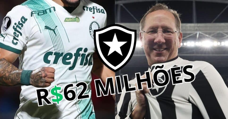 R$62M: Textor passa por cima de Leila pra ter craque do Palmeiras no Botafogo