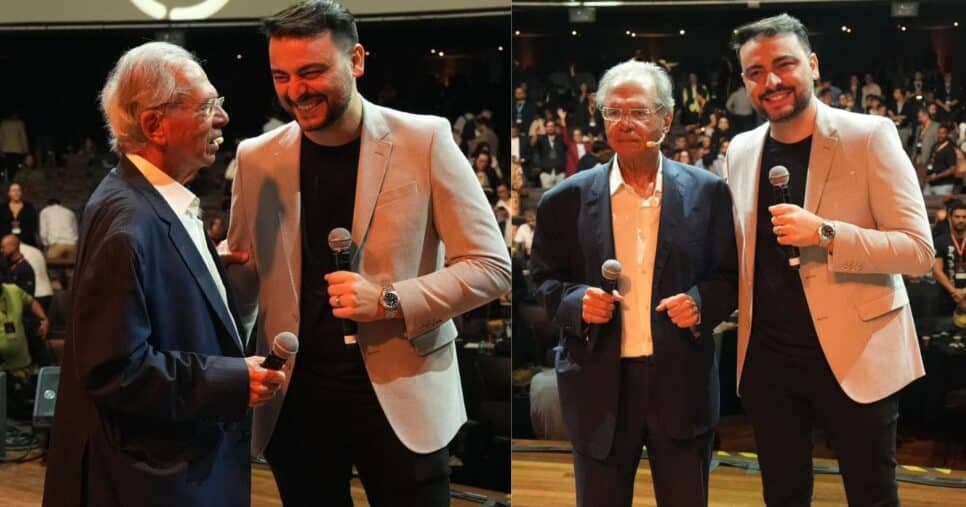 Evento para empresários em SP reúne João Souza, Paulo Guedes e o verdadeiro “Lobo de Wall Street