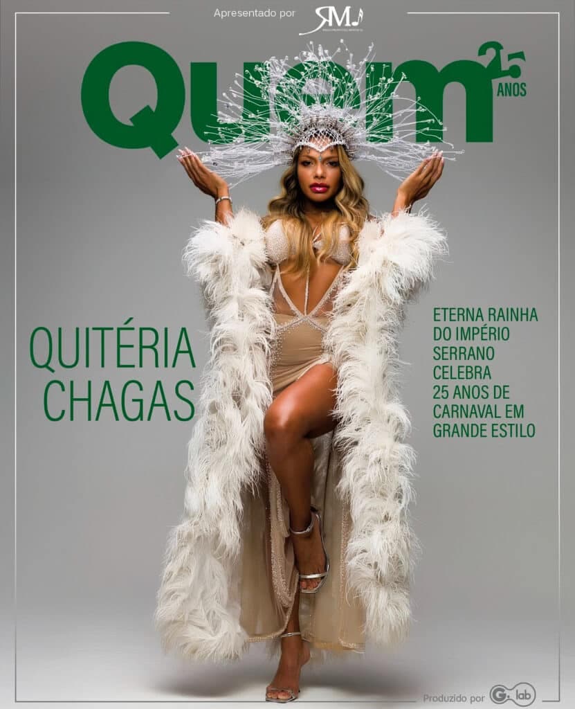 Quitéria Chagas esteve na capa da Revista Quem (Foto: Divulgação)