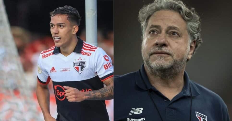 Casares ciente: Adeus de Igor Vinícius no São Paulo é aprovado nesta segunda (20): “Não merece”