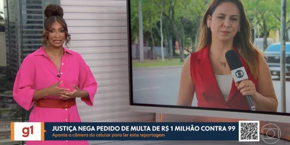 Mariana Aldano no SP1 (Foto: Reprodução / Globo)