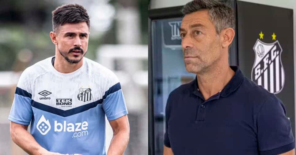 Bigode FORA e craque de R$ 12M dando adeus: Pedro Caixinha é atingido por debandada de 2 joias no Santos