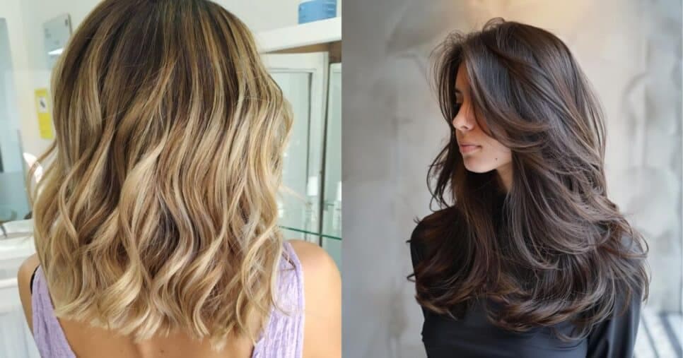 Corte médio e camadas longas (Reprodução/Pinterest)