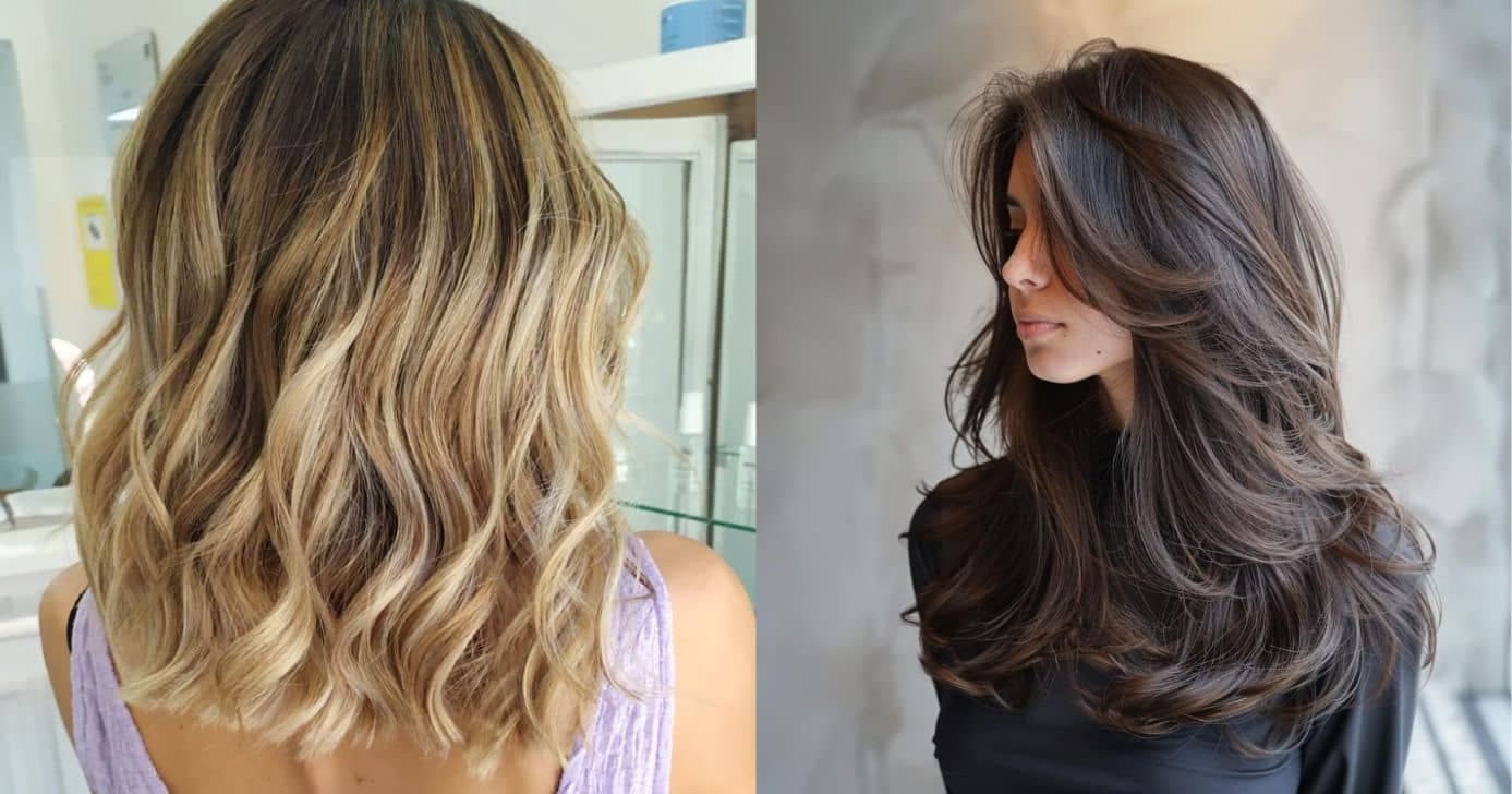 Corte médio e camadas longas (Reprodução/Pinterest)