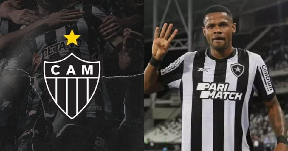 Atlético-MG libera PIX por Júnior Santos e mais um reforço (Reprodução/Montagem TV Foco/Canva)