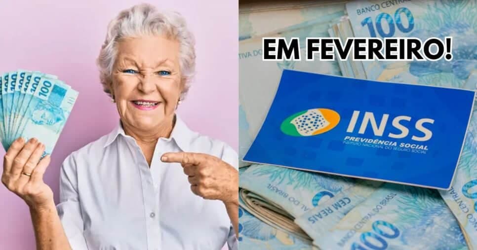 INSS libera saque de R$4.190 em fevereiro para aposentados (Reprodução/Montagem TV Foco/Canva)