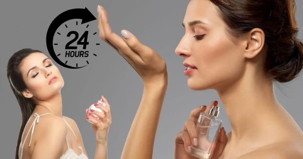 1 fórmula secreta potencializa a fragrância e faz o perfume durar mais de 24 horas na pele