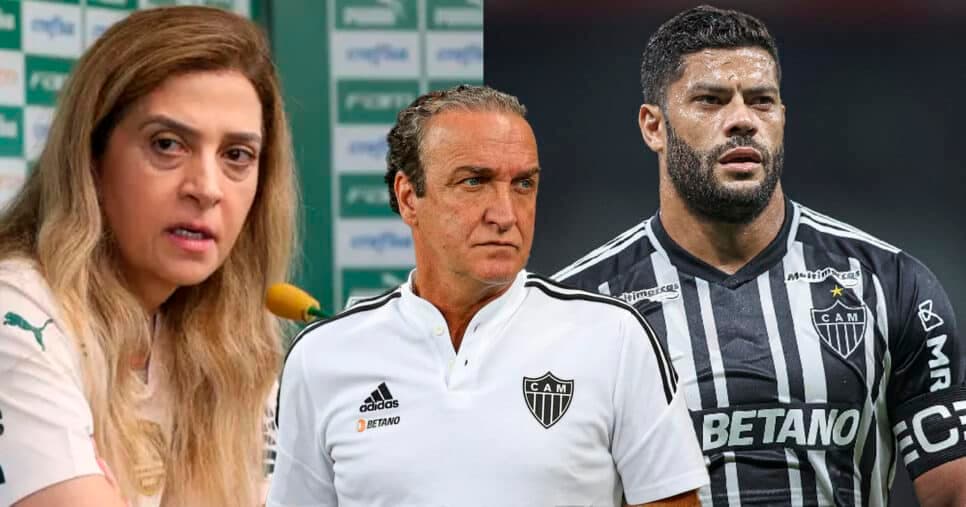 Recado de Hulk a Leila Pereira e craque de R$ 33M do Botafogo chegando: 2 viradas atingem Cuca no Atlético-MG
