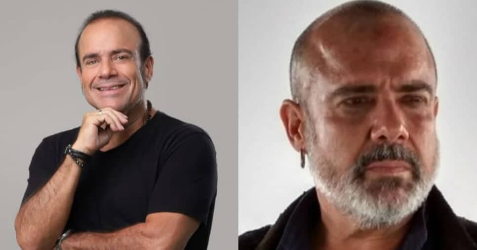 Ator choca ao mostra seus antes e depois na internet (Foto: Reprodução/Montagem TV Foco) Ator choca ao mostra seus antes e depois na internet (Foto: Reprodução/Montagem TV Foco)