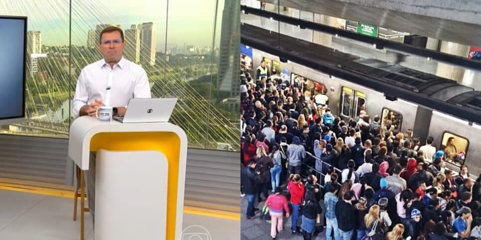 "Ninguém consegue entrar": Bocardi confirma paralisação de linha mais popular no metrô de SP hoje (22)