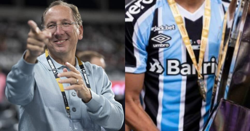R$102M pra esquecer Almada: Textor libera PIX pra reforçar botafogo com estrela do Grêmio em 2025