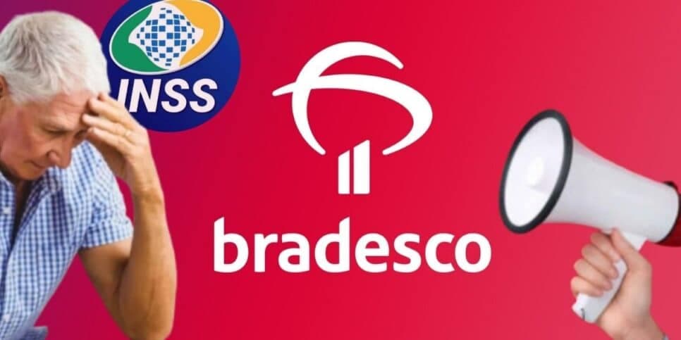 Suspensão: Fim de serviço popular do Bradesco a aposentados do INSS cai como bomba no colo dos 60+