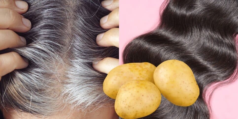 Adeus grisalho: Tinta natural com batata e +3 ingredientes acaba com o cabelo branco das mulheres 50+
