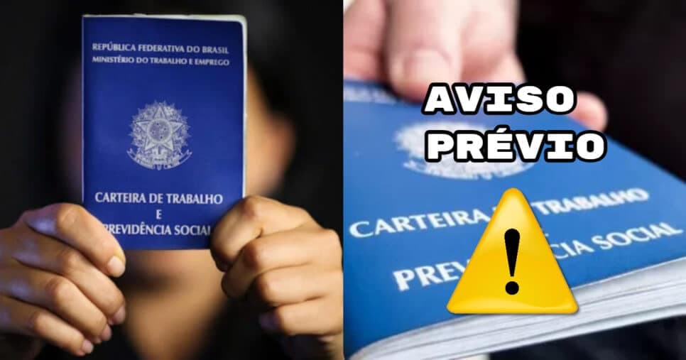 Fim do Aviso Prévio: Lei trabalhista que está em vigor em 2025 traz adeus ao benefício por 1 atitude de CLTs