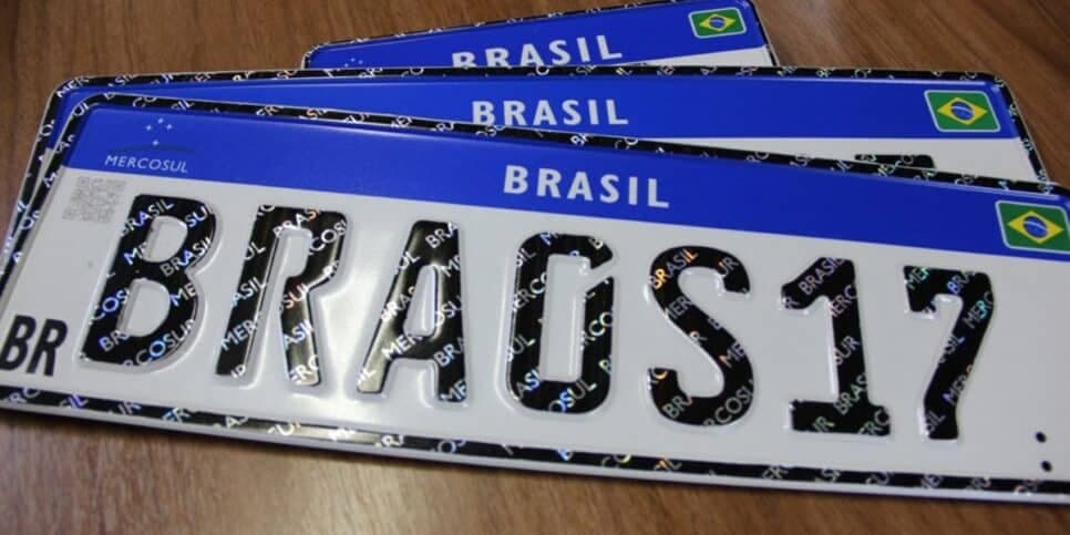 Mercosul, Detran placa de carro
