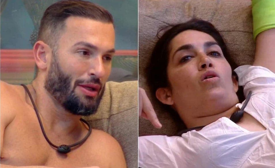 Diego e Daniele Hypolito no BBB25 (Foto: Reprodução / Globo)

