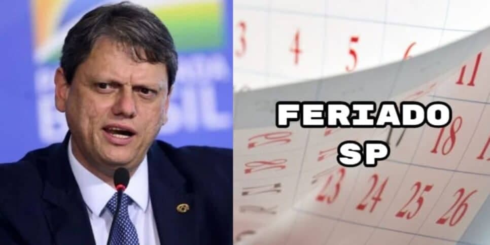 Tarcísio ciente: Feriado é confirmado em plena quinta (09) em SP e milhares de CLTs estão em festa
