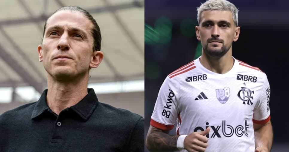 Adeus Arrascaeta e +1: Filipe Luís está aos prantos com debandada de 2 craques no Flamengo