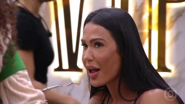 Gracyanne Barbosa comeu nove ovos no BBB25 (Foto: Reprodução / Globo)