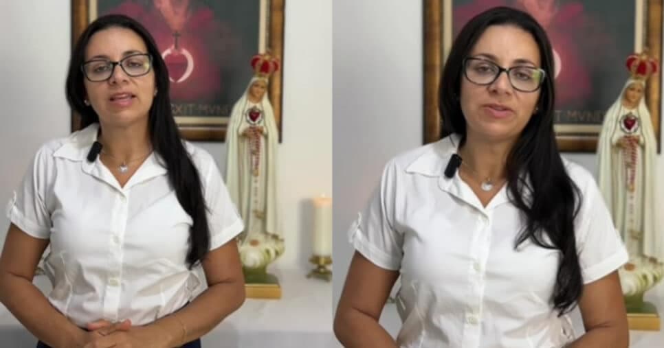Grávida de Taubate fala sobre mudanças após ser descoberta no Hoje Em Dia da Record (Foto: Reprodução/Montagem)