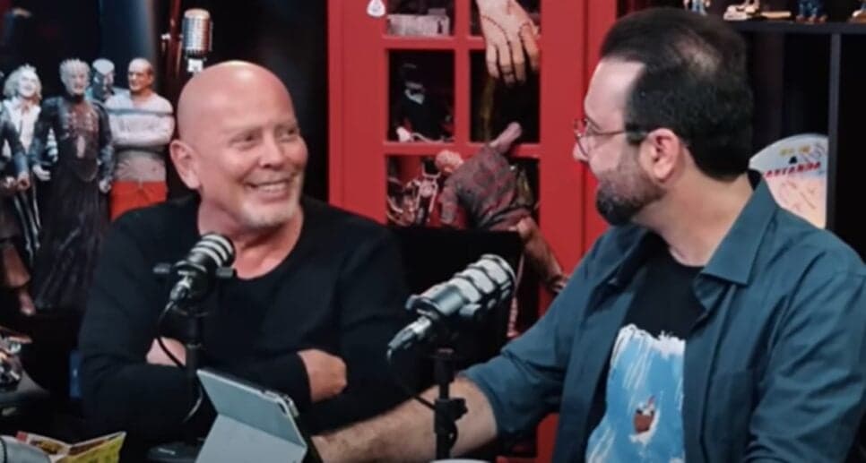 Iran Thieme e Pedro Bexiga no SaladaCast falam de Marcos Mion (Foto: Reprodução/ YouTube)