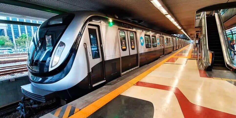 Metrô no Rio conta com milhares de usuários todos os dias (Reprodução: Internet)