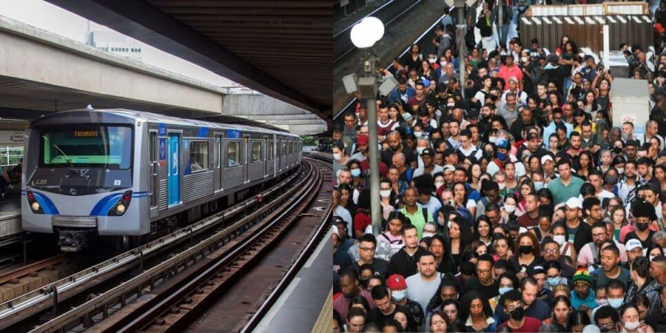 "Na manhã desta terça (28)": Metrô de SP acaba de ter paralisação confirmada em linha nº1 mais popular