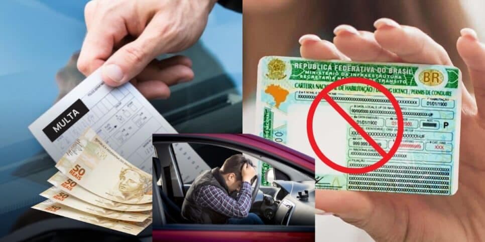 Multa de R$3 mil e CNH suspensa: Nova lei de trânsito armada traz punição severa aos motoristas