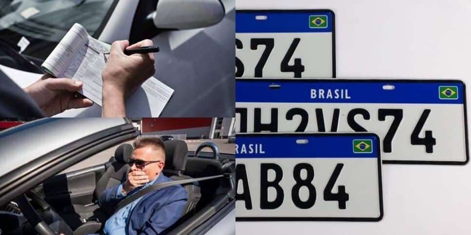 Multa imperdoável: Lei de trânsito das placas em vigor vira terror dos motoristas em 2025