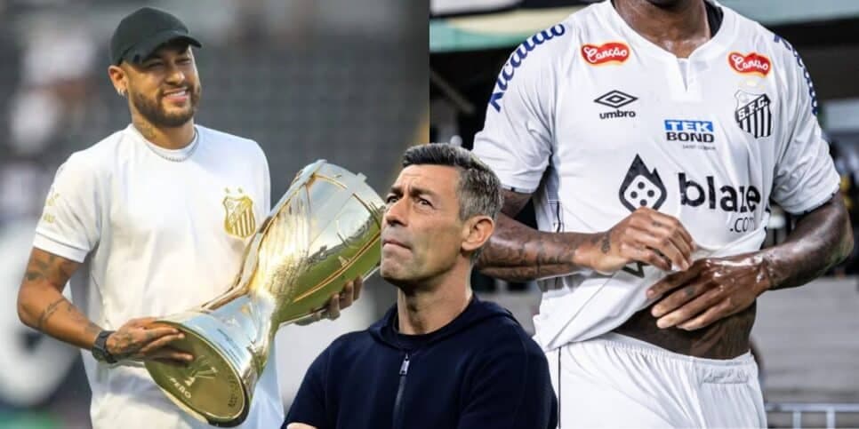 Pedro Caixinha lida com adeus de joias de R$430M, dupla de Neymar, no Santos e chegada de +1 reforço em 2025