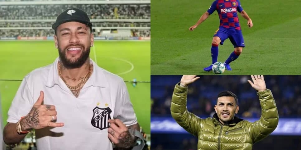Reforços de R$60M: Neymar nem chegou no Santos e exige contração de Paredes e +1 craque do Barcelona