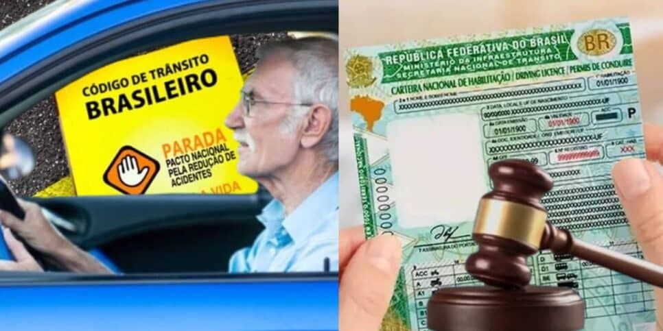 Adeus CNH antecipado, proibição crucial e novo exame: Lei de trânsito em vigor atinge idosos 60+