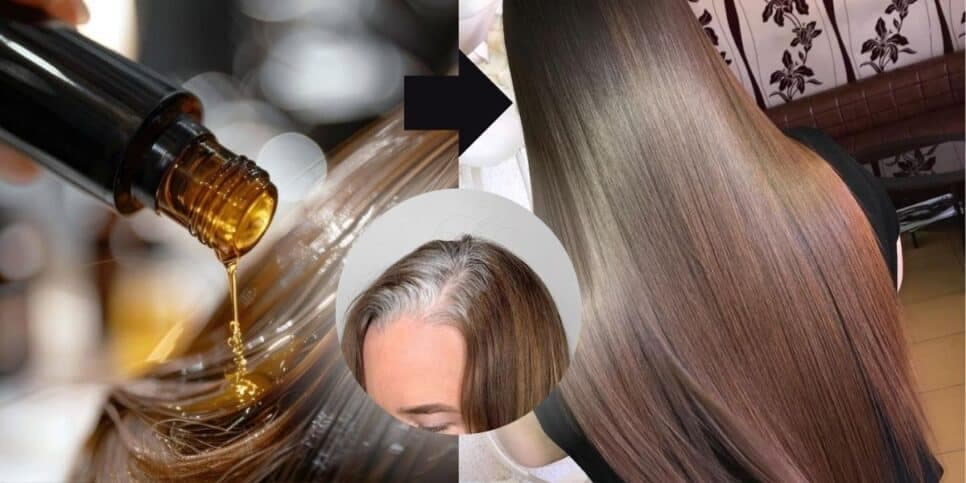 FIM do grisalho: 1 único óleo natural cobre cabelo branco e deixa idosas 60+ com cara de novinha outra vez