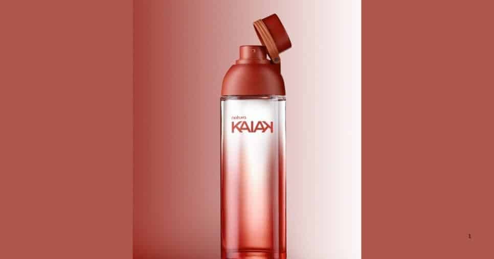 Perfume Kaiak feminino (Foto Reprodução/Montagem/Lennita/Tv Foco/Canva/Natura)
