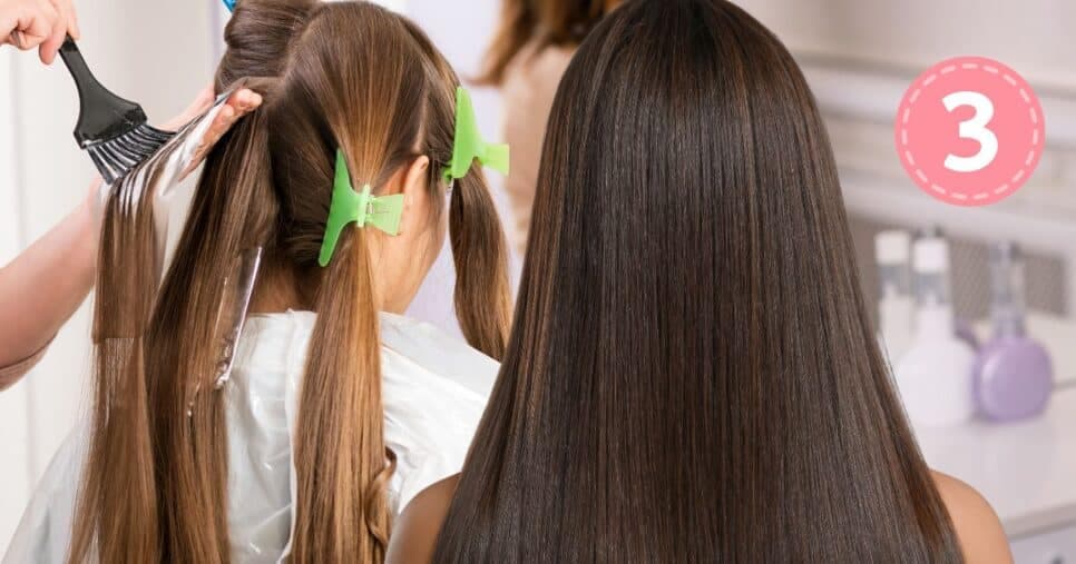 Efeito progressiva: Mistura natural com 3 ingredientes alisa até o último fio de cabelo