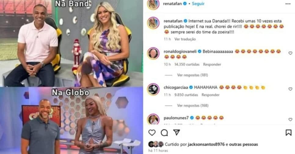 Renata Fan é criticada e acusada de homofobia (Foto: Reprodução)