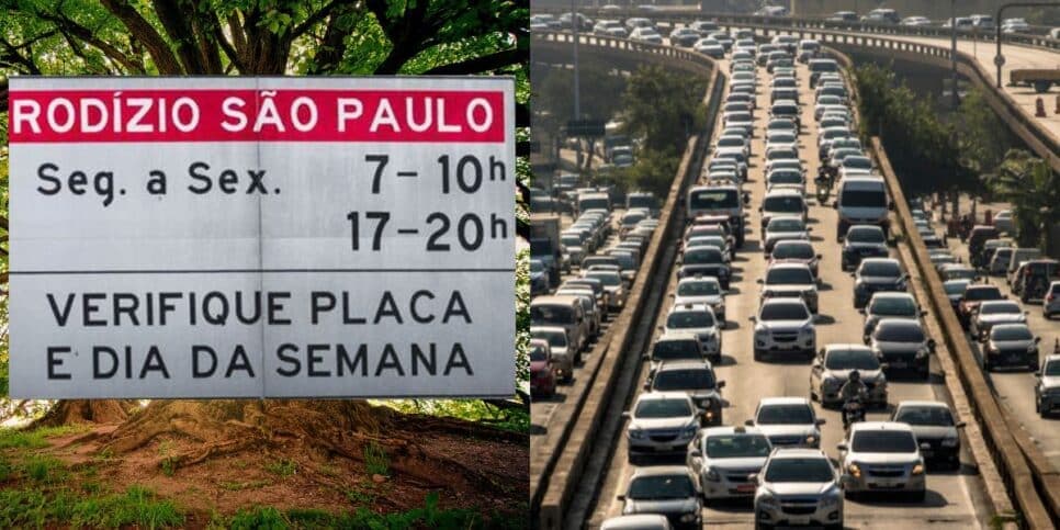 Rodízio de carros volta em SP e tabela atualizada de placas chega hoje (22) para os 18+ fugirem de multas