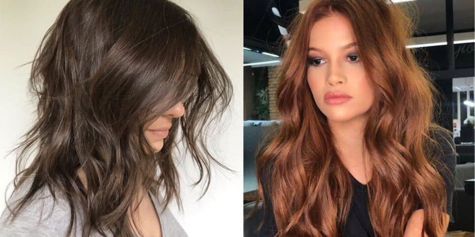 Corte assimétrico e comprimento em camadas - Rosto redondo (Foto: Reprodução/Montagem/Lennita/Tv Foco/Pinterest)