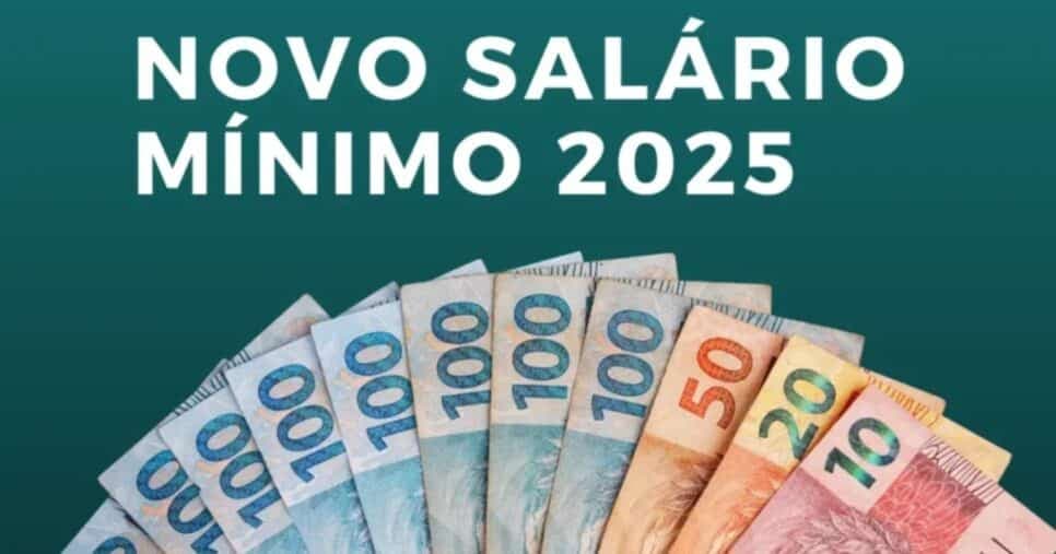 Salário mínimo sobe para R$ 1801 em 2025 à lista de CLTs - Foto: Internet