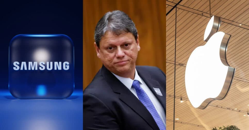 Nova lei sancionada por Tarcísio em SP decreta proibição que atinge celulares da Samsung e Apple em 2025