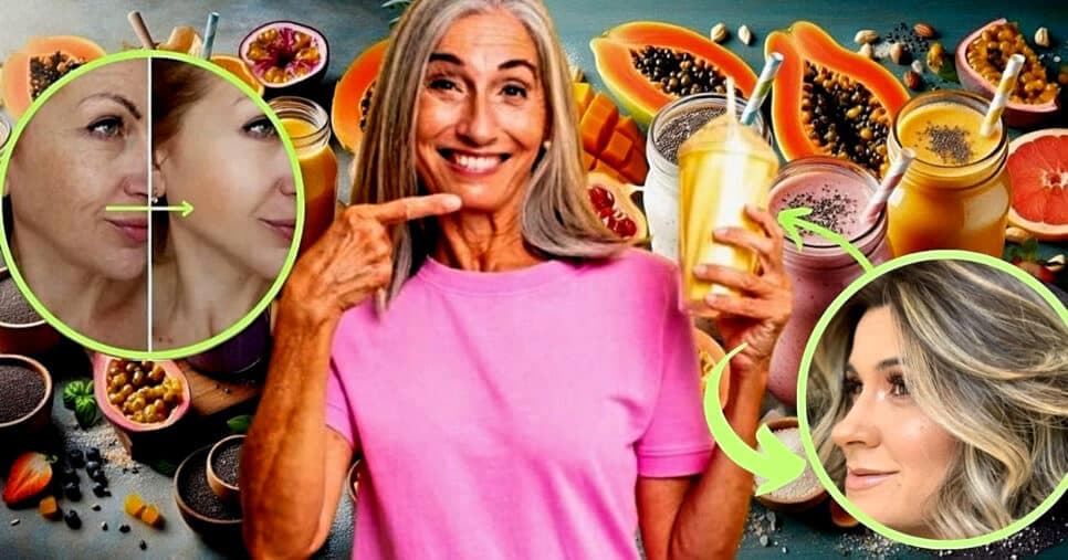 Melhor colágeno: Suco com 3 ingredientes populares salva a pele e até o último fio de cabelo das 60+