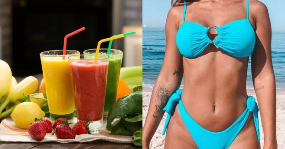 Emagrecem 5kg em dias: Suco detox com 3 ingredientes deixa barriguinha seca para o Verão 2025