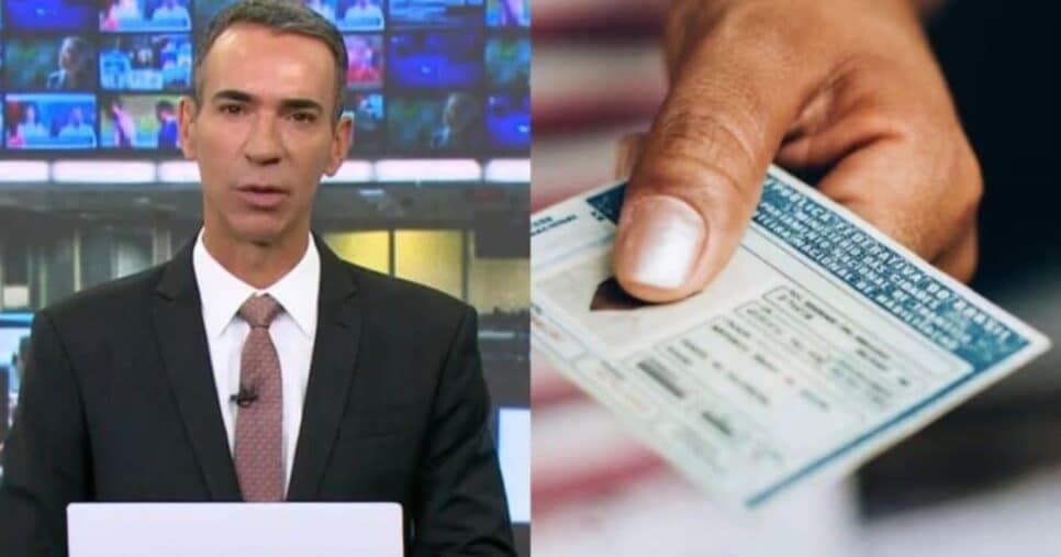 "É obrigatório": Tralli para JH com lei de trânsito que traz proibição a donos dessas CNHs e multa de R$1500