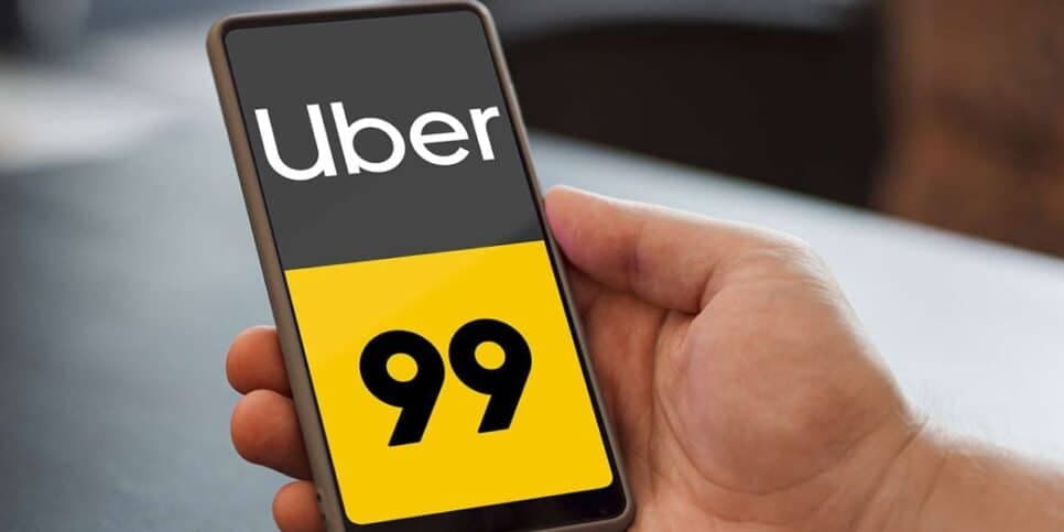 Uber e 99 são as principais empresas de aplicativo do Brasil (Reprodução: Internet)