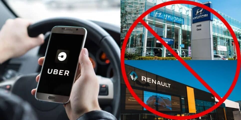 Adeus, Hyundai e Renault: Uber emite alerta com proibição a 2 carros populares e motoristas choram